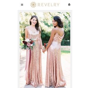 HAZEL SEQUIN BRIDESMAIDS DRESS